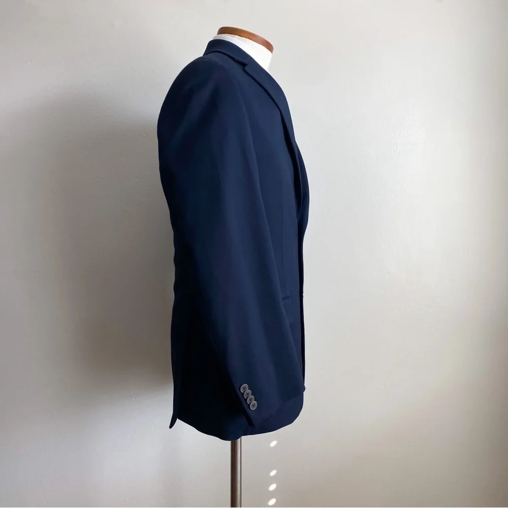 Michael Kors Men’s Navy Sport Coat Blazer Jacket Corporate Formal Wedding 38R